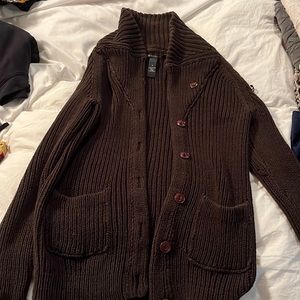 Lucky band brown sweater